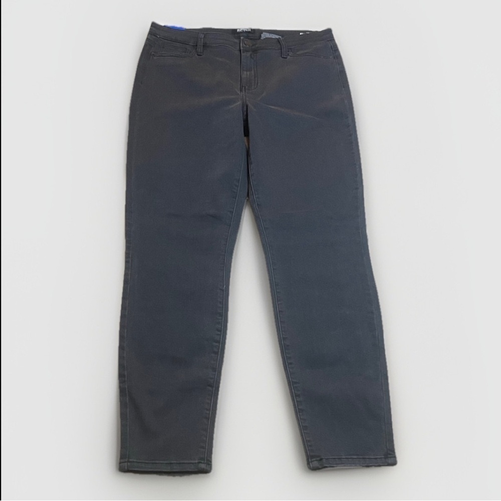 NWT Buffalo David Bitton High-Rise Stretch Skinny Jeans - Faded Black Sz10